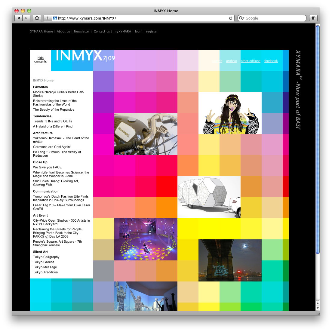 Designmagazin INMYX für Ciba