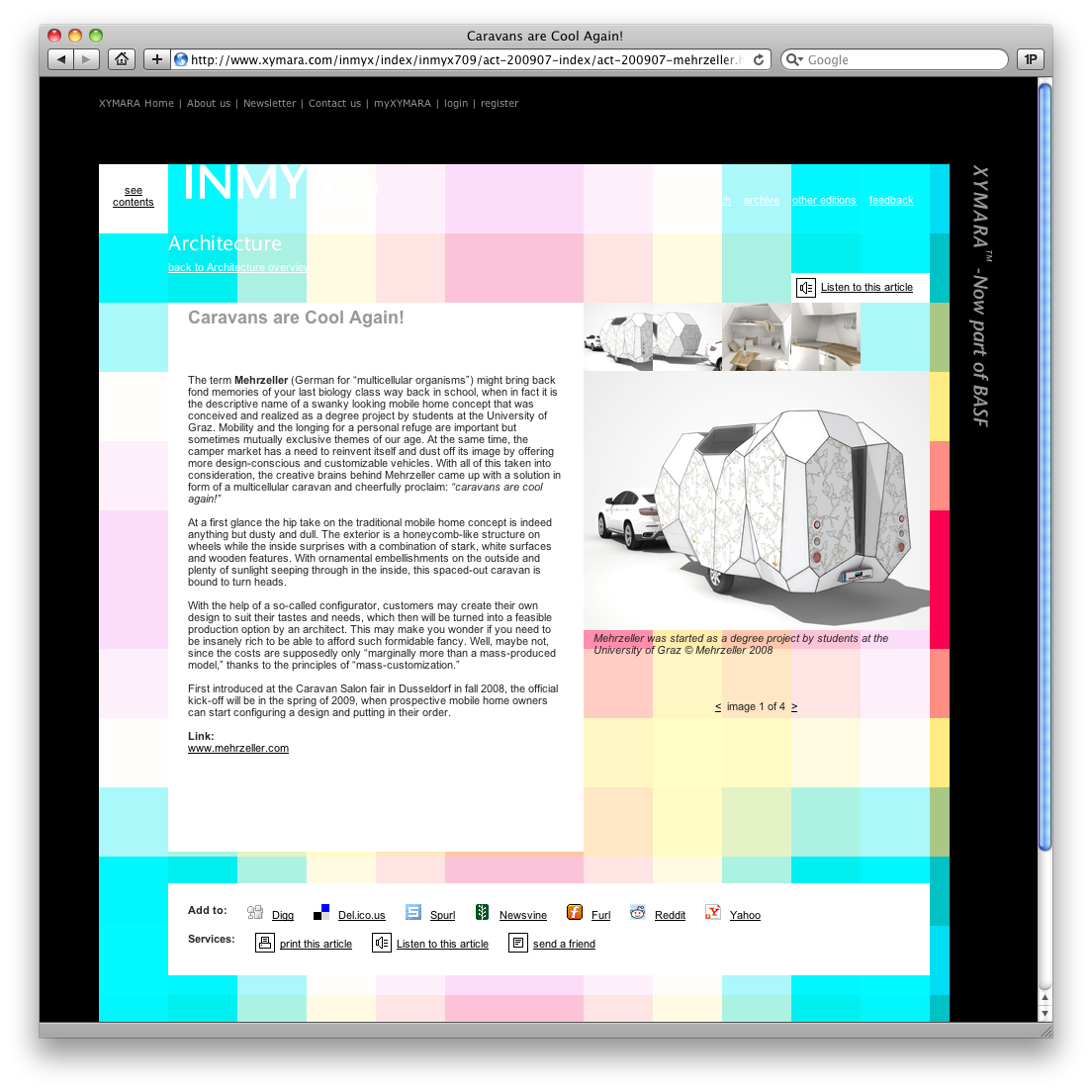 Designmagazin INMYX für Ciba