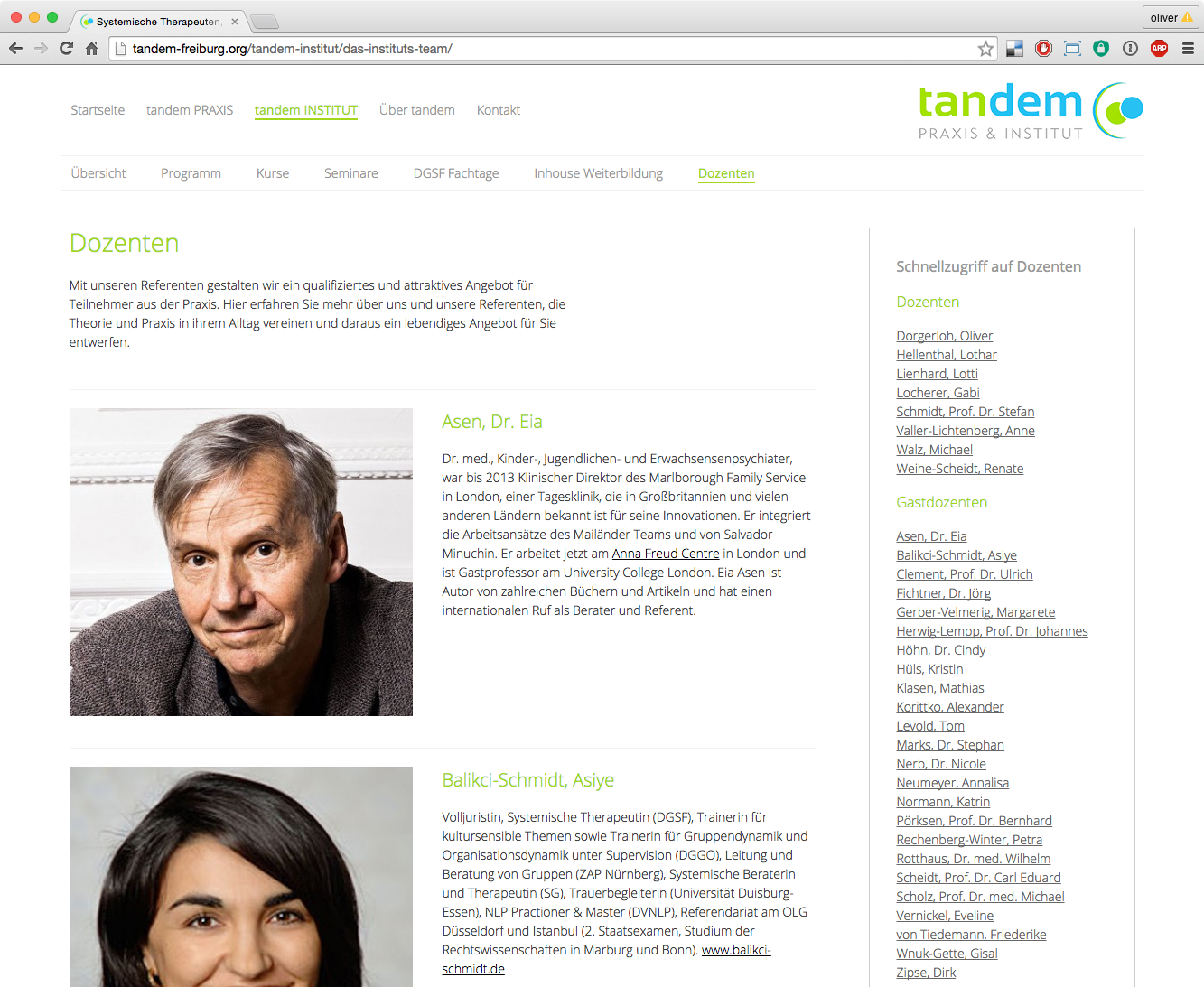 tandem