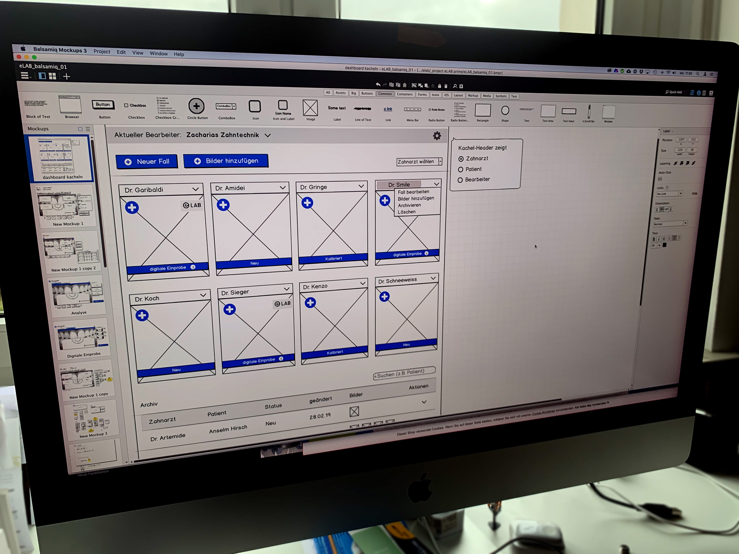 eLAB Dashboard